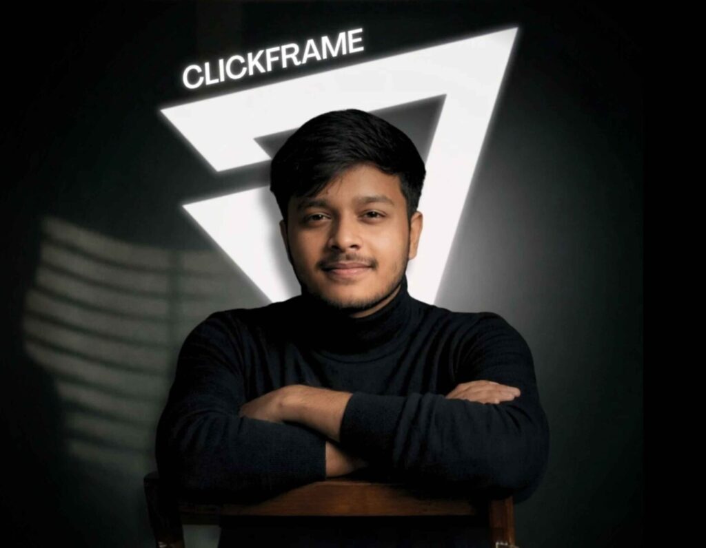 Himanshu Sharma | Founder of Clickframe | creative agency India brand identity Clickframe